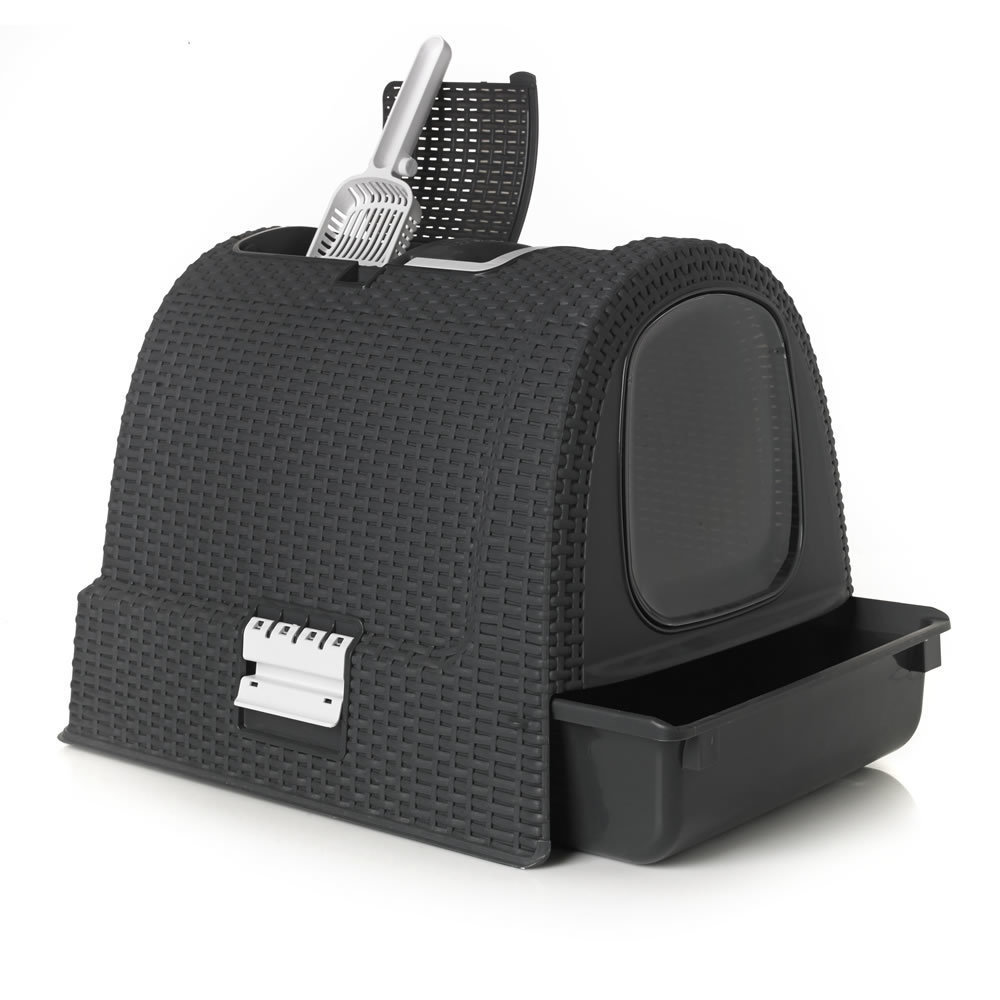 CURVER RATTAN WC za mačke - krem