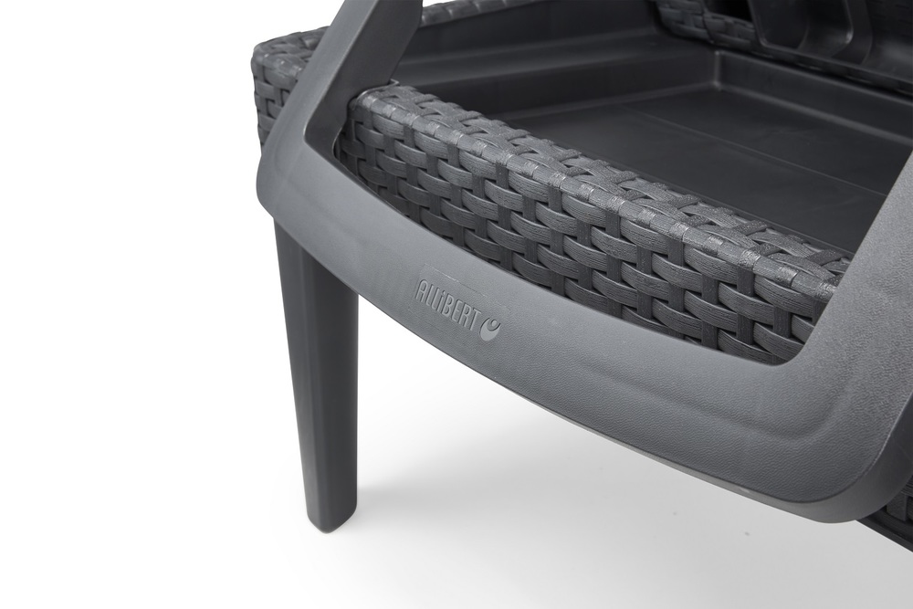 Ležalnik JAIPUR - grafit