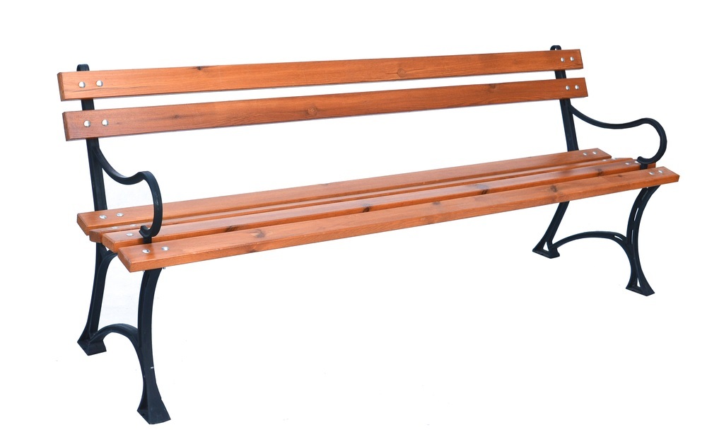 Parkirna klop z nasloni za roke