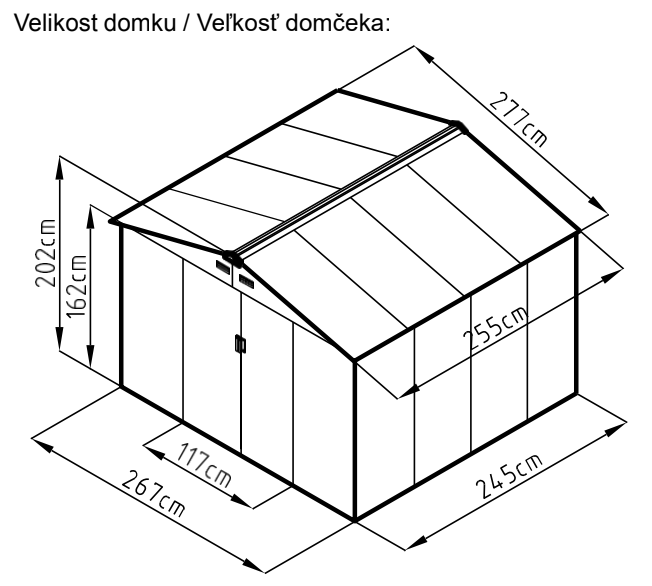 Zahradní domek ARCHER D Rojaplast (foto 40)