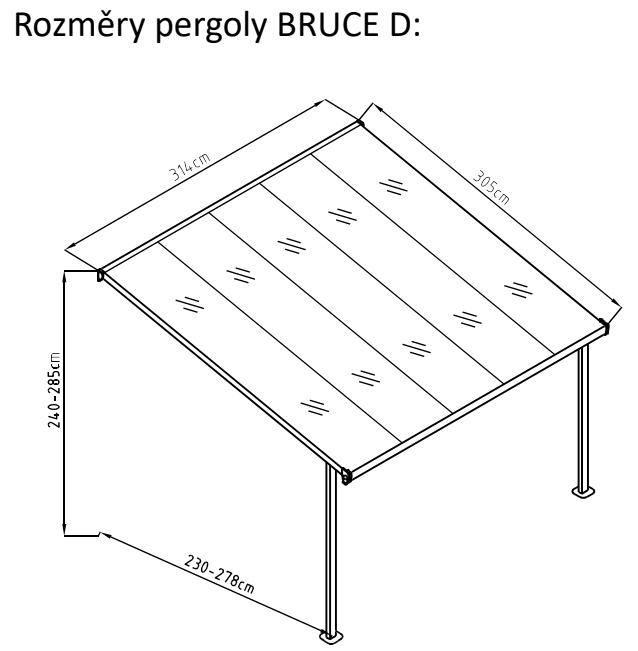 Pergola BRUCE Panel polykarbonátu k ám Rojaplast (foto 8)