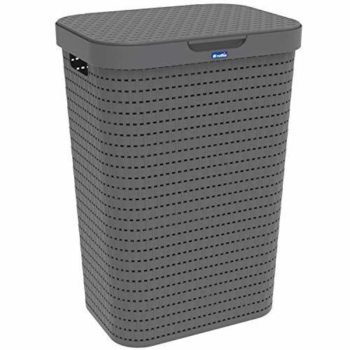 Koš za perilo COUNTRY 55 L - antracit