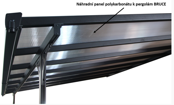 Pergola BRUCE Panel polykarbonátu k ám Rojaplast (foto 16)