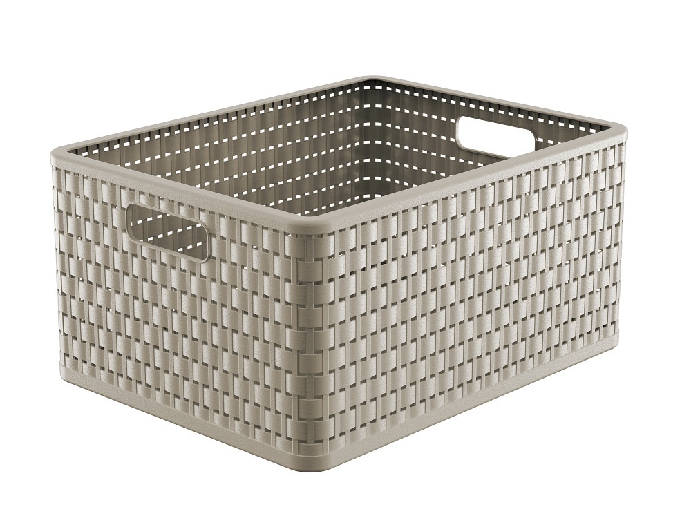 Posoda za shranjevanje COUNTRY 28L - cappuccino