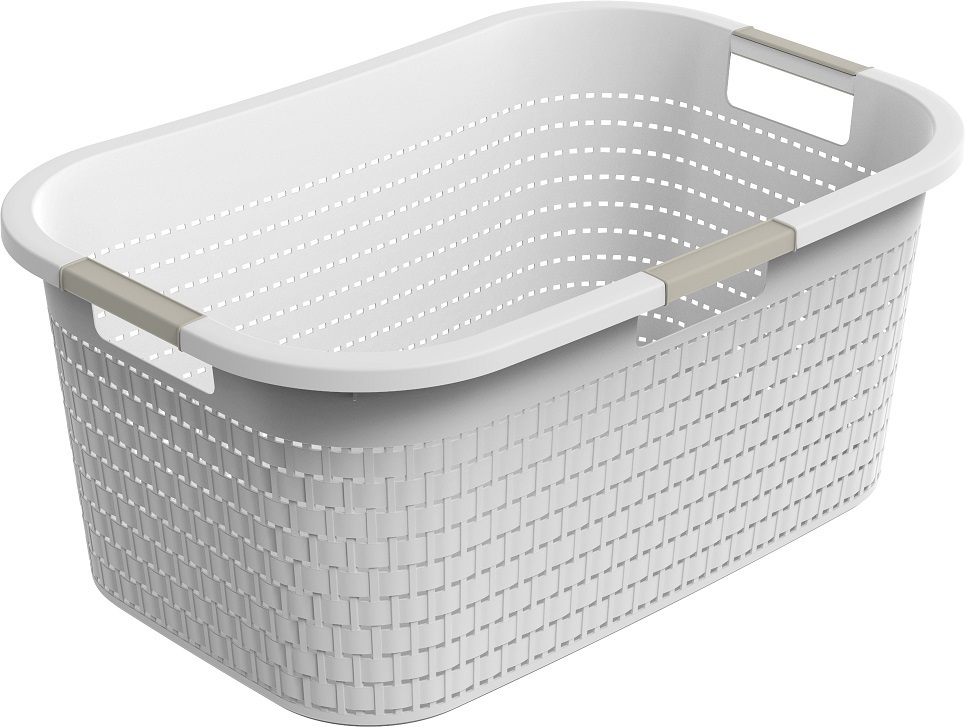 Košara za čiščenje COUNTRY 40 L - bela