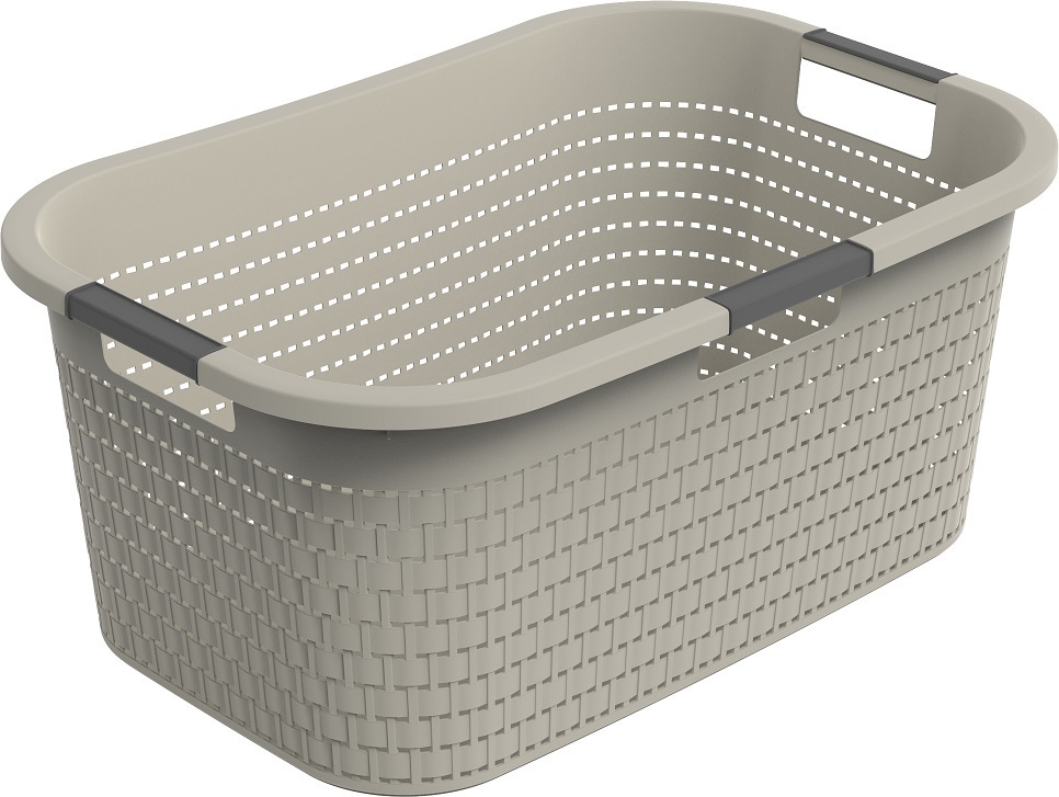 Košara za čiščenje COUNTRY 40 L - cappuccino