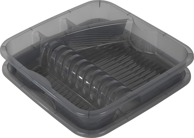 GEOMETRSKI odcejalnik za posodo - antracit