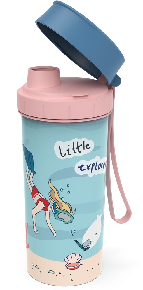 Steklenička 0,4 l KIDS EXPLORER - roza