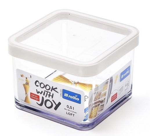Posoda za hrano LOFT 0,5L - bela