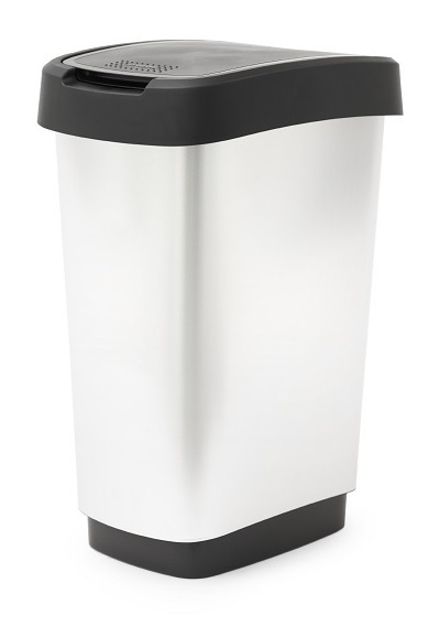 Kovinski koš za smeti TWIST METALIC 25L