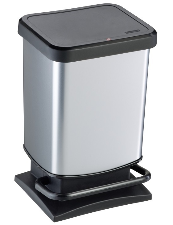 Koš za smeti PASO 20L - SREBRNI