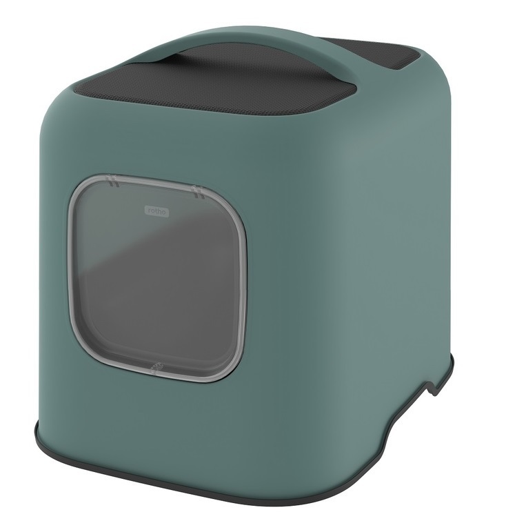 BELO stranišče za mačke - zeleno