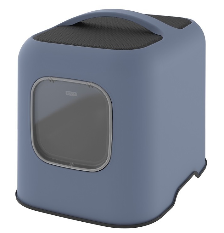 BELO stranišče za mačke - modro