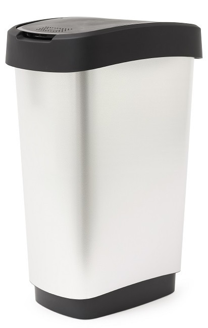 Kovinski koš za smeti TWIST METALIC 50L