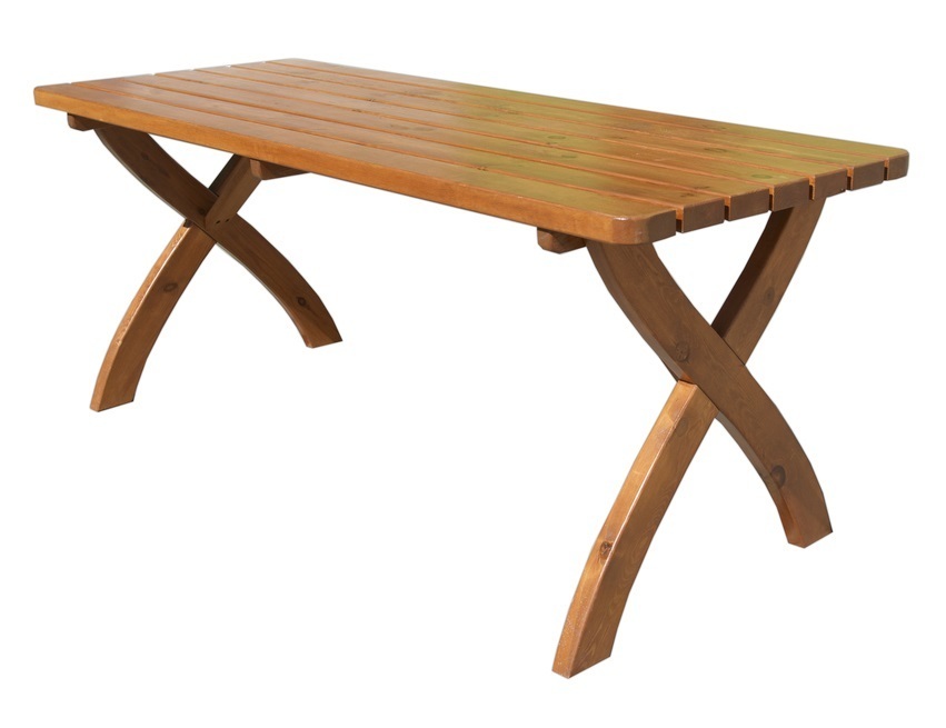 Lesena vrtna miza STRONG MASIV - 160 cm