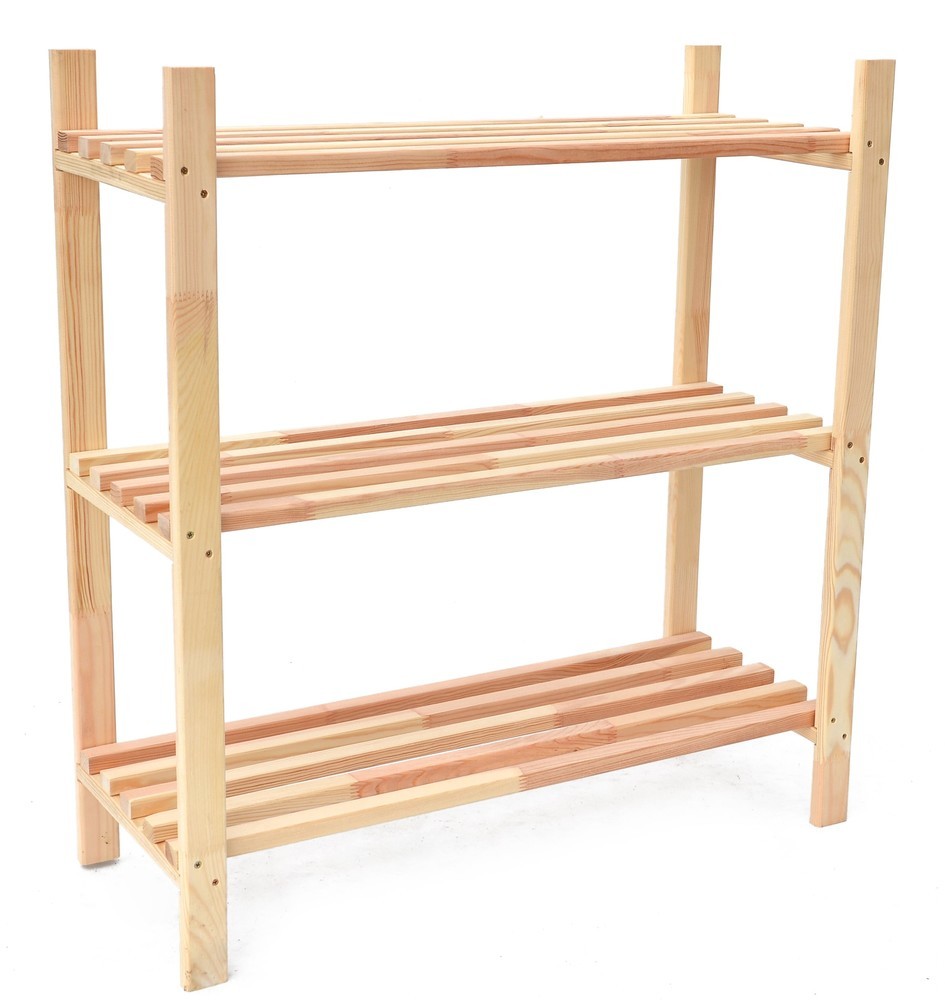 Lesena polica 3 police