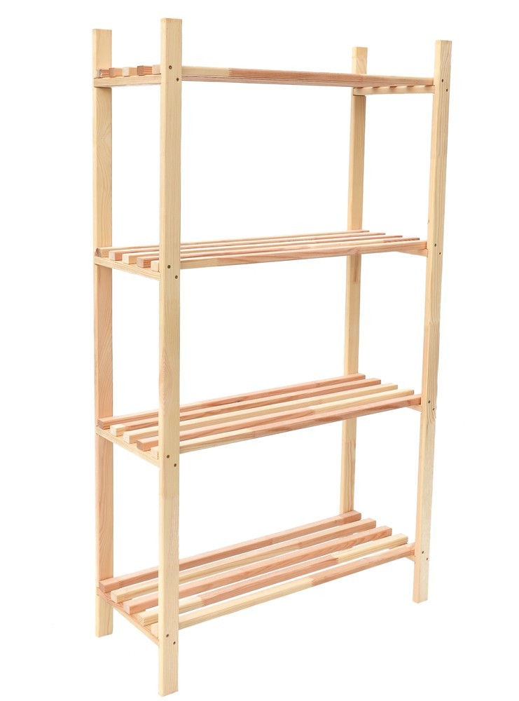 Lesena polica 4 police