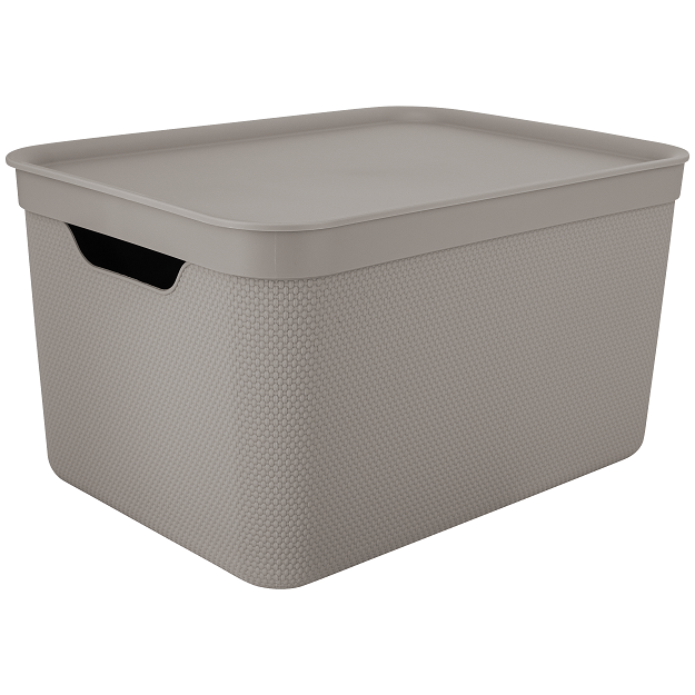 JIVE DECO Posoda za shranjevanje 16L - cappuccino