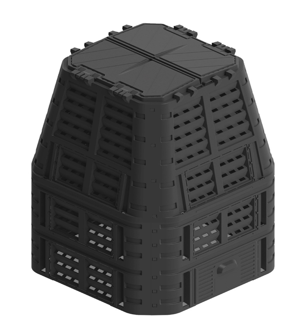 Kompostnik 1000 L - črn