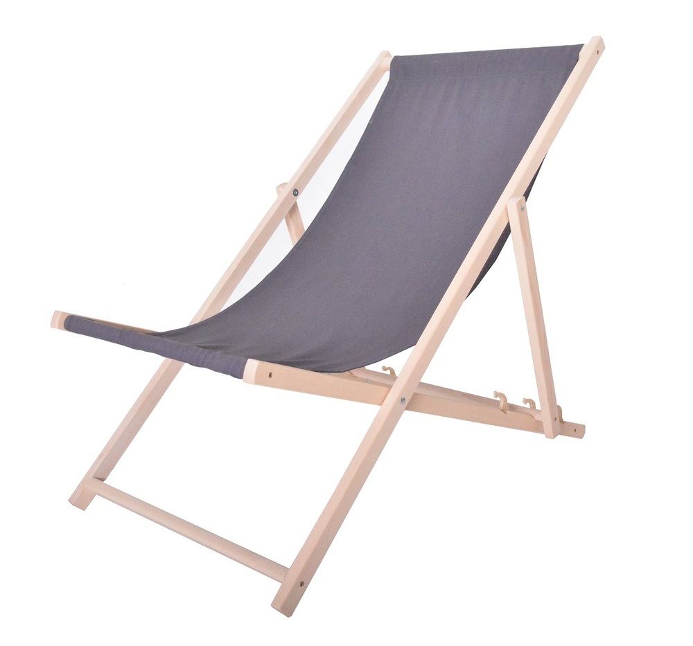 Leseni ležalnik Bahama GRAFIT