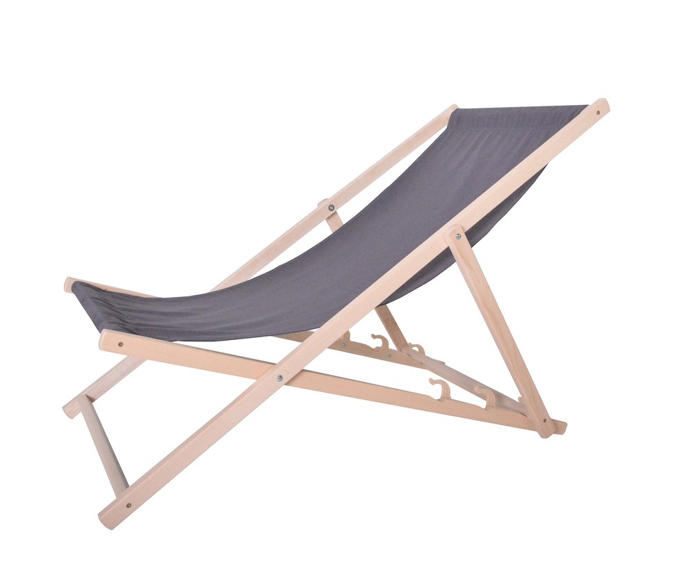 Leseni ležalnik Bahama GRAFIT