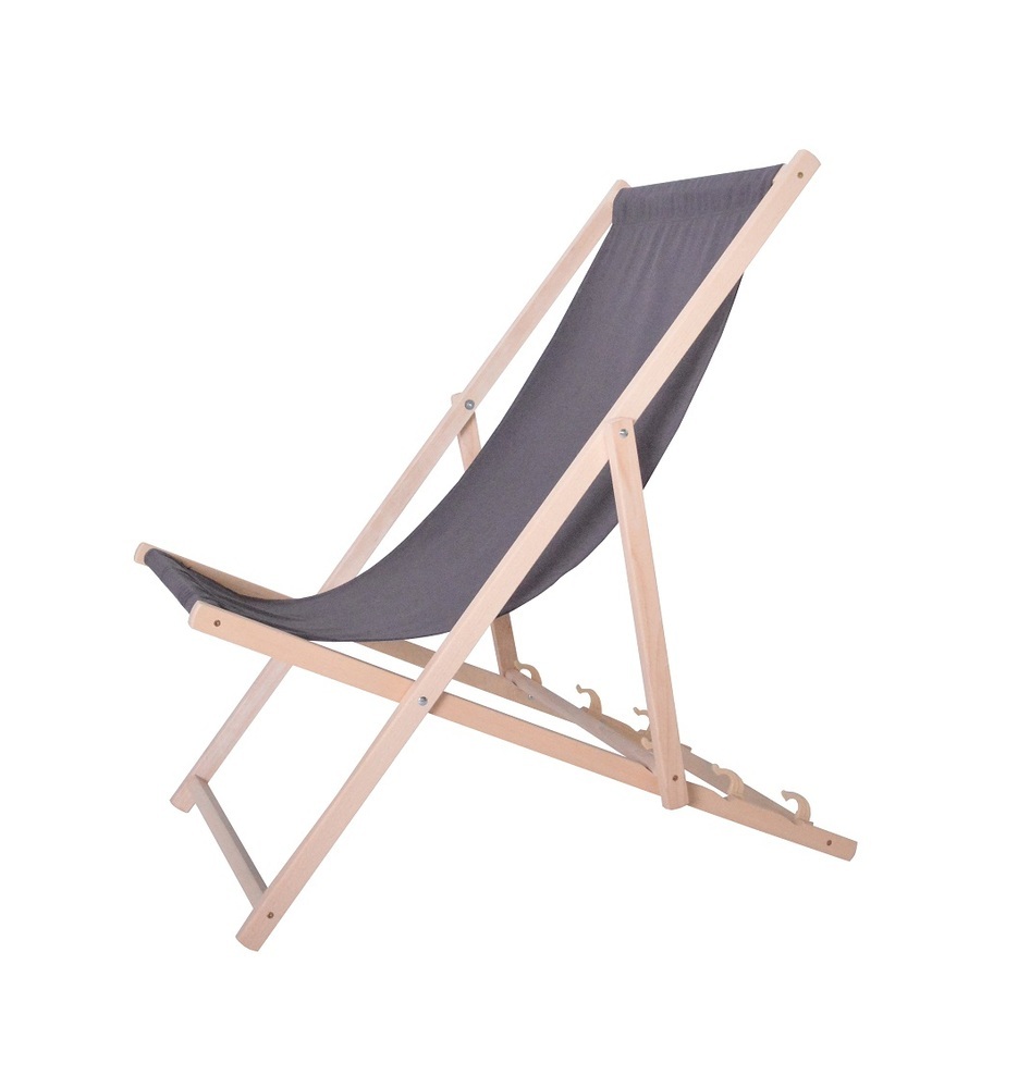 Leseni ležalnik Bahama GRAFIT