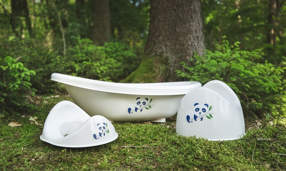 Straniščni sedež BIO s potiskom pande