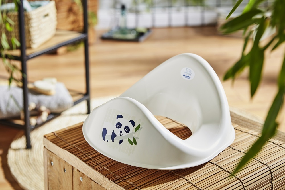 Straniščni sedež BIO s potiskom pande