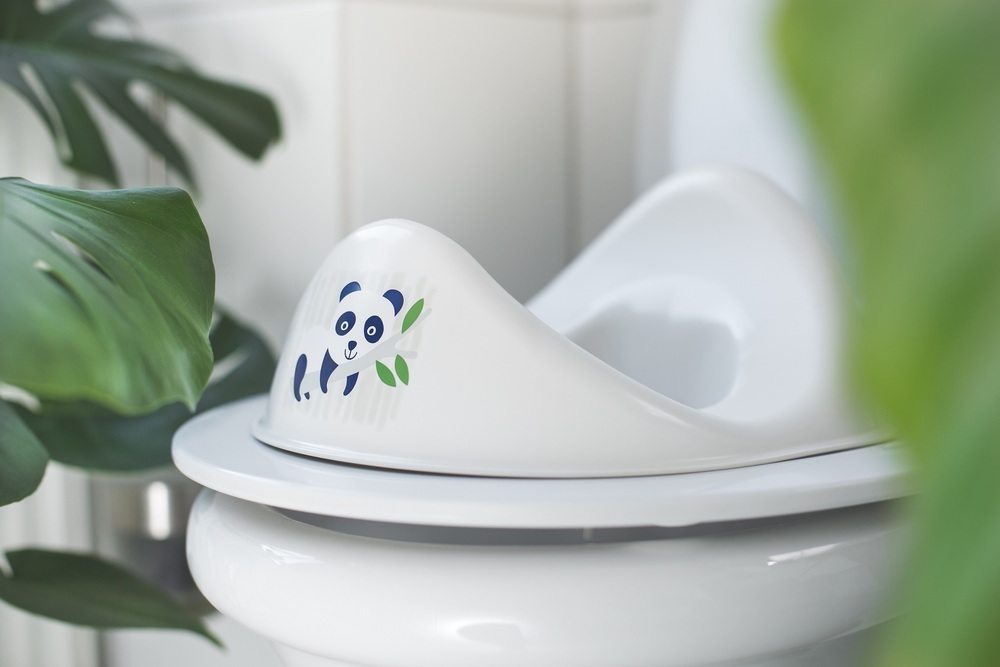 Straniščni sedež BIO s potiskom pande