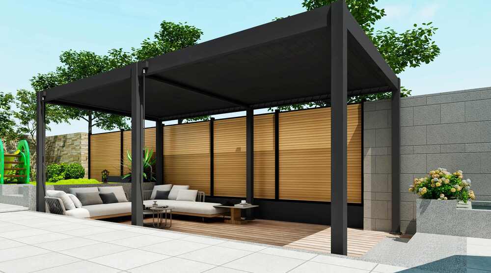 Bioklimatická pergola INTRO PLUS 4x3 m Rojaplast (foto 96)