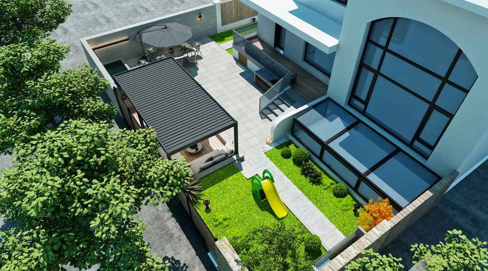 Bioklimatická pergola INTRO PLUS 4x3 m Rojaplast (foto 94)