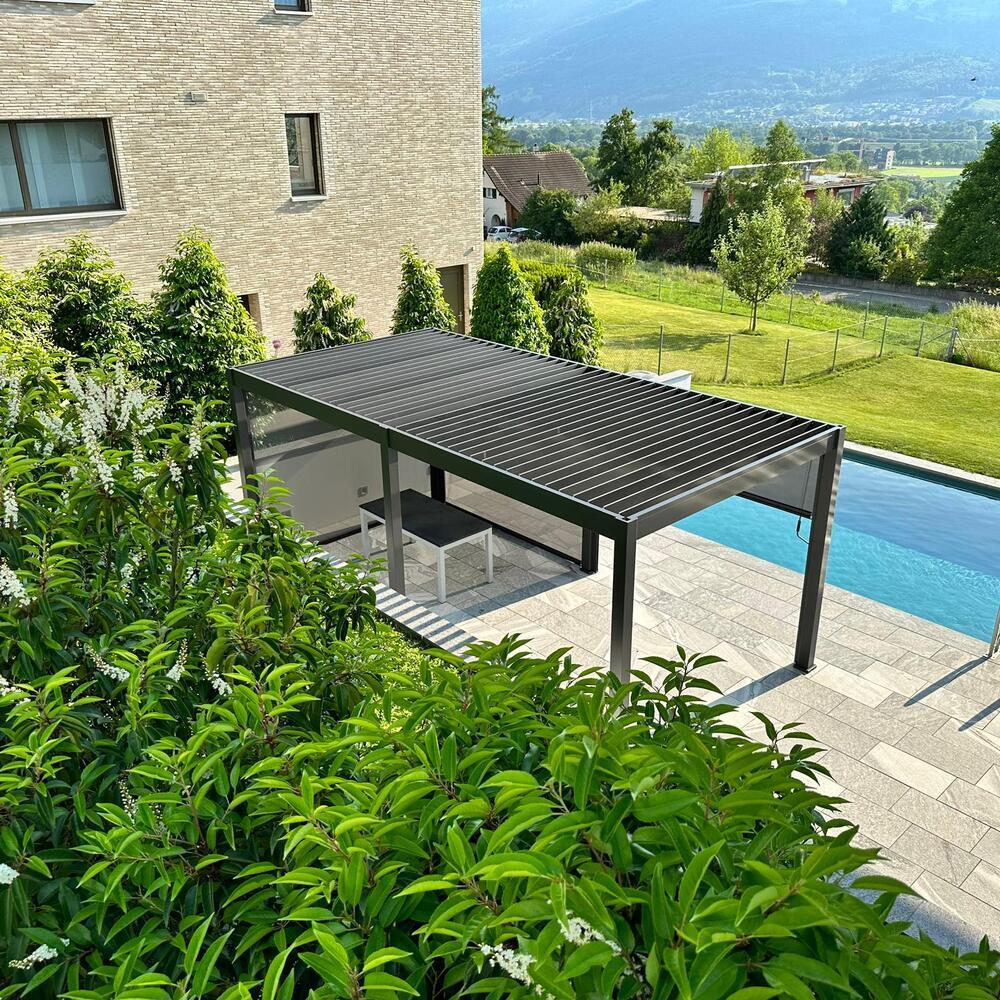 Bioklimatická pergola INTRO PLUS 4x3 m Rojaplast (foto 99)