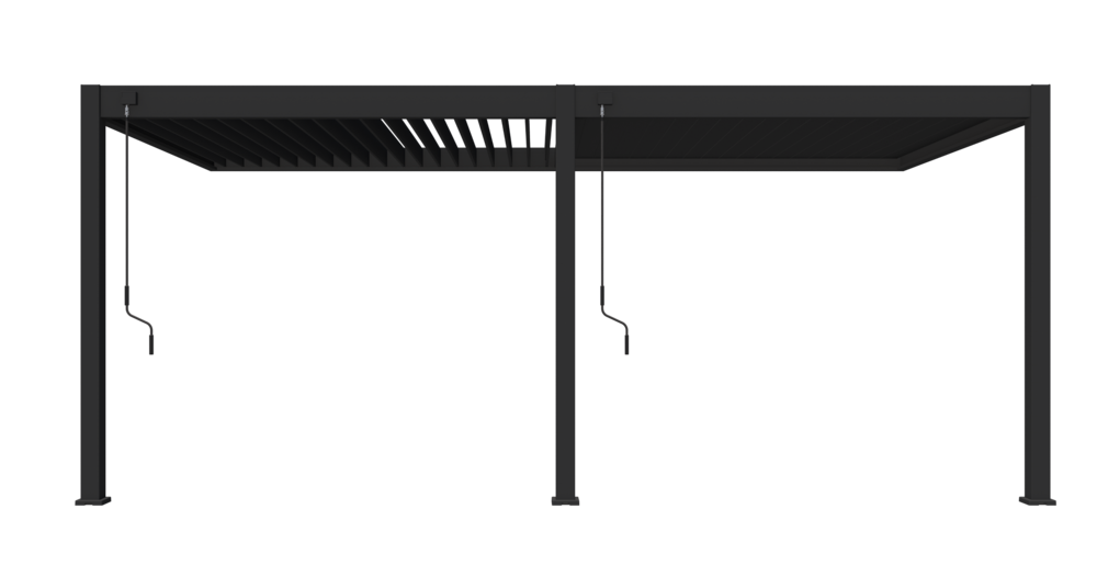 Bioklimatická pergola ke stěně INTRO PLUS 4x3 m Rojaplast (foto 71)