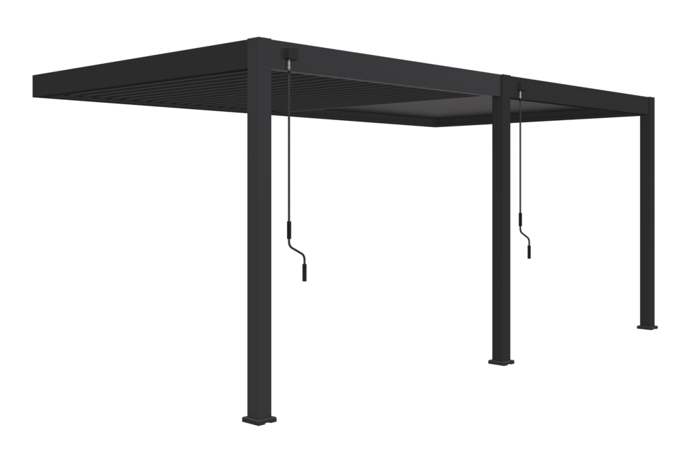 Bioklimatická pergola ke stěně INTRO PLUS 4x3 m Rojaplast (foto 82)