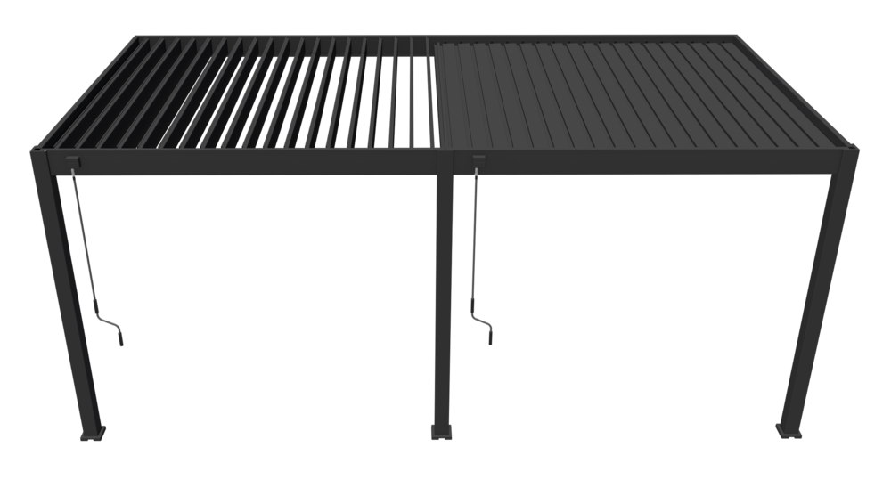 Bioklimatická pergola ke stěně INTRO PLUS 4x3 m Rojaplast (foto 84)