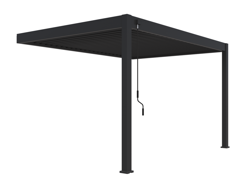 Bioklimatická pergola ke stěně INTRO PLUS 4x3 m Rojaplast (foto 18)