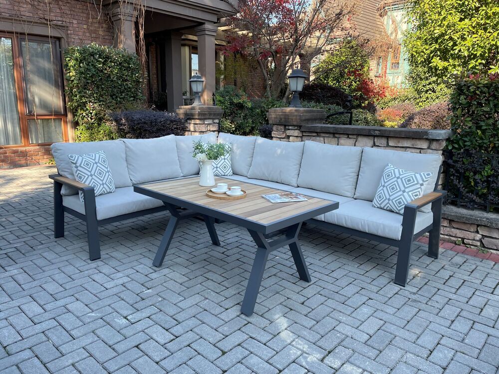 ROTTERDAM aluminijasti vogalni komplet