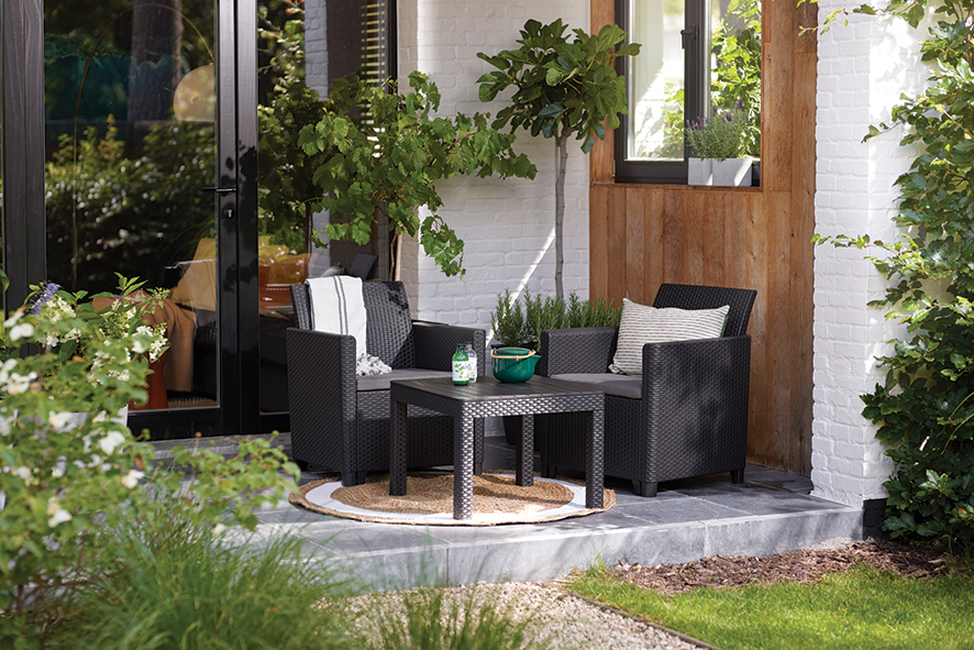 Komplet CLAIRE BALKON - grafit