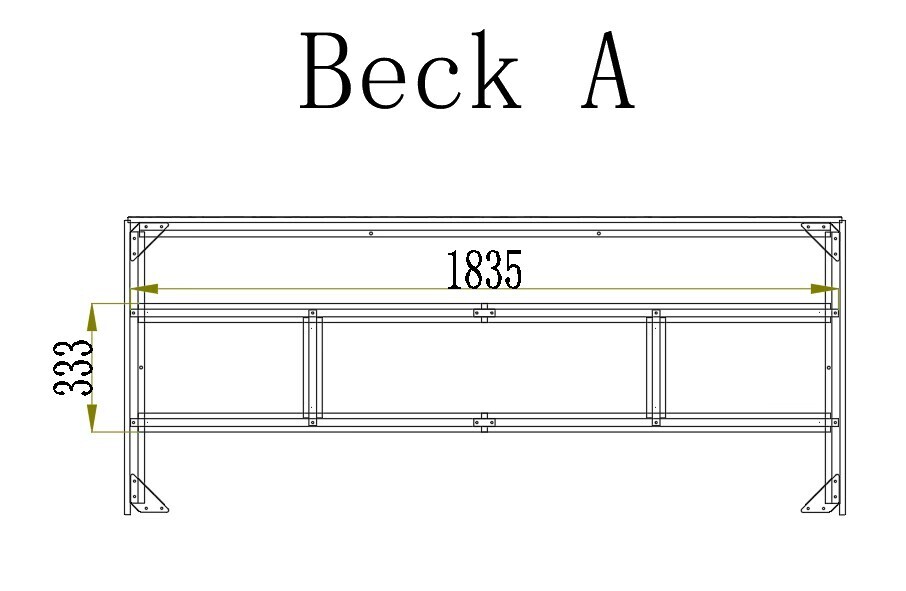 Talna konstrukcija za hišo BECK A
