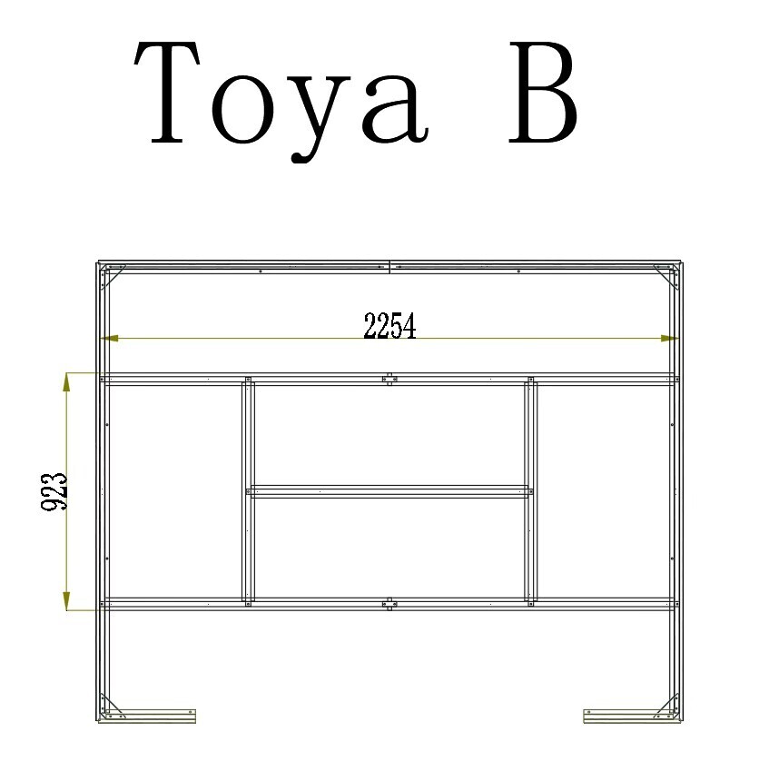 Talna konstrukcija za TOYA Škatla
