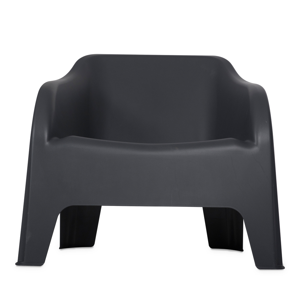PETRA ARMCHAIR plastični fotelj - grafit