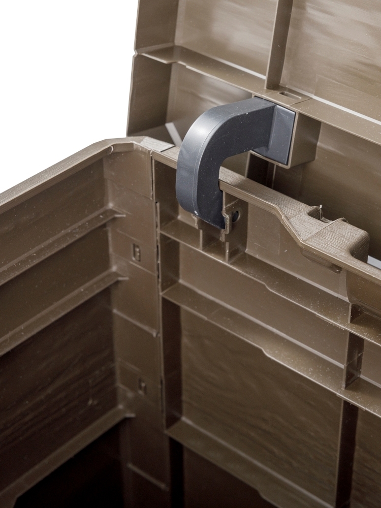 WOODYS vrtna plastična kutija za pohranu 160 L - smeđa