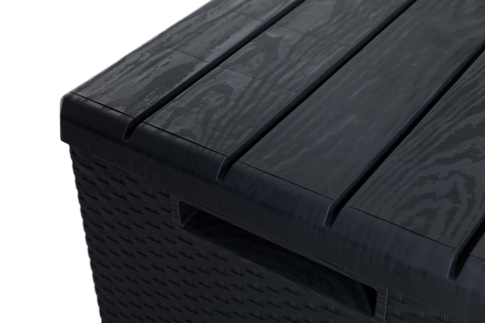 PORTOFINO vrtna plastična Posoda za shranjevanje 340 L - grafit