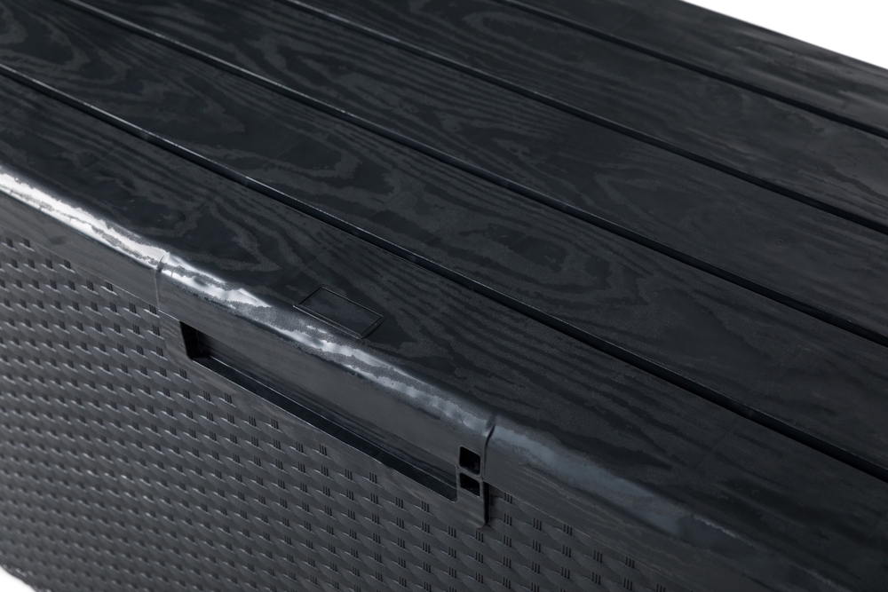 PORTOFINO vrtna plastična Posoda za shranjevanje 340 L - grafit