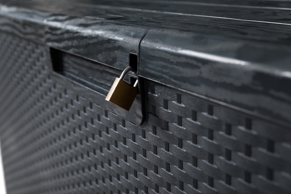 PORTOFINO vrtna plastična Posoda za shranjevanje 340 L - grafit