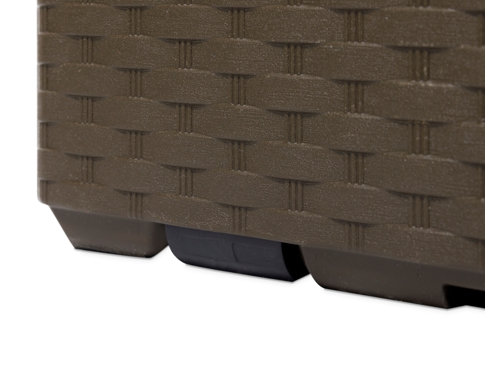 PORTOFINO vrtna plastična škatla za shranjevanje 340 L - rjava