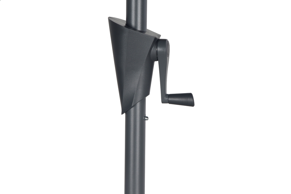 dežnik ROJA COLLAPSIBLE 3m siv