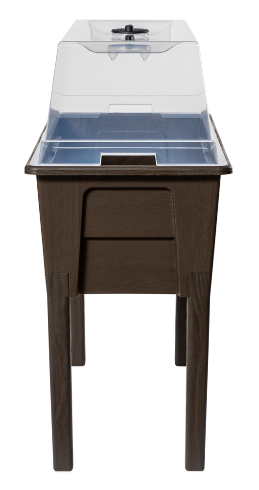 NIAGARA dvignjen plastični sadilnik - rjav