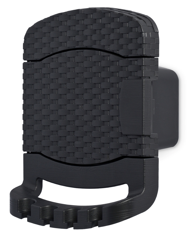 TUBO plastični stenski nosilec za cev - grafit