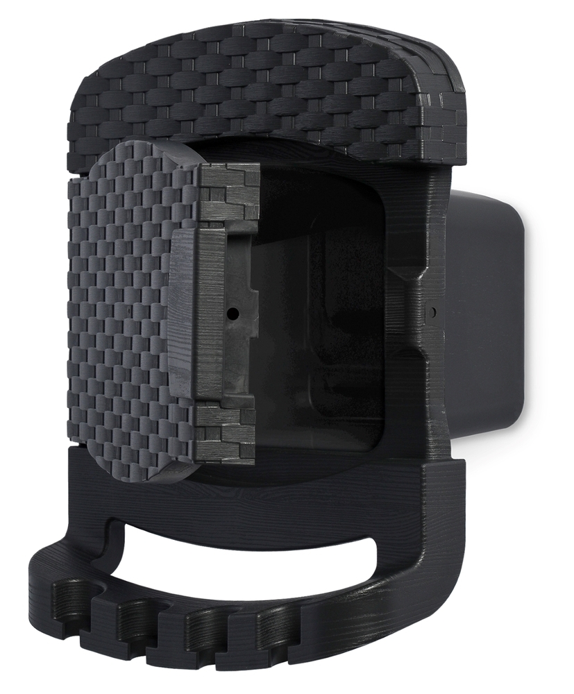 TUBO plastični stenski nosilec za cev - grafit